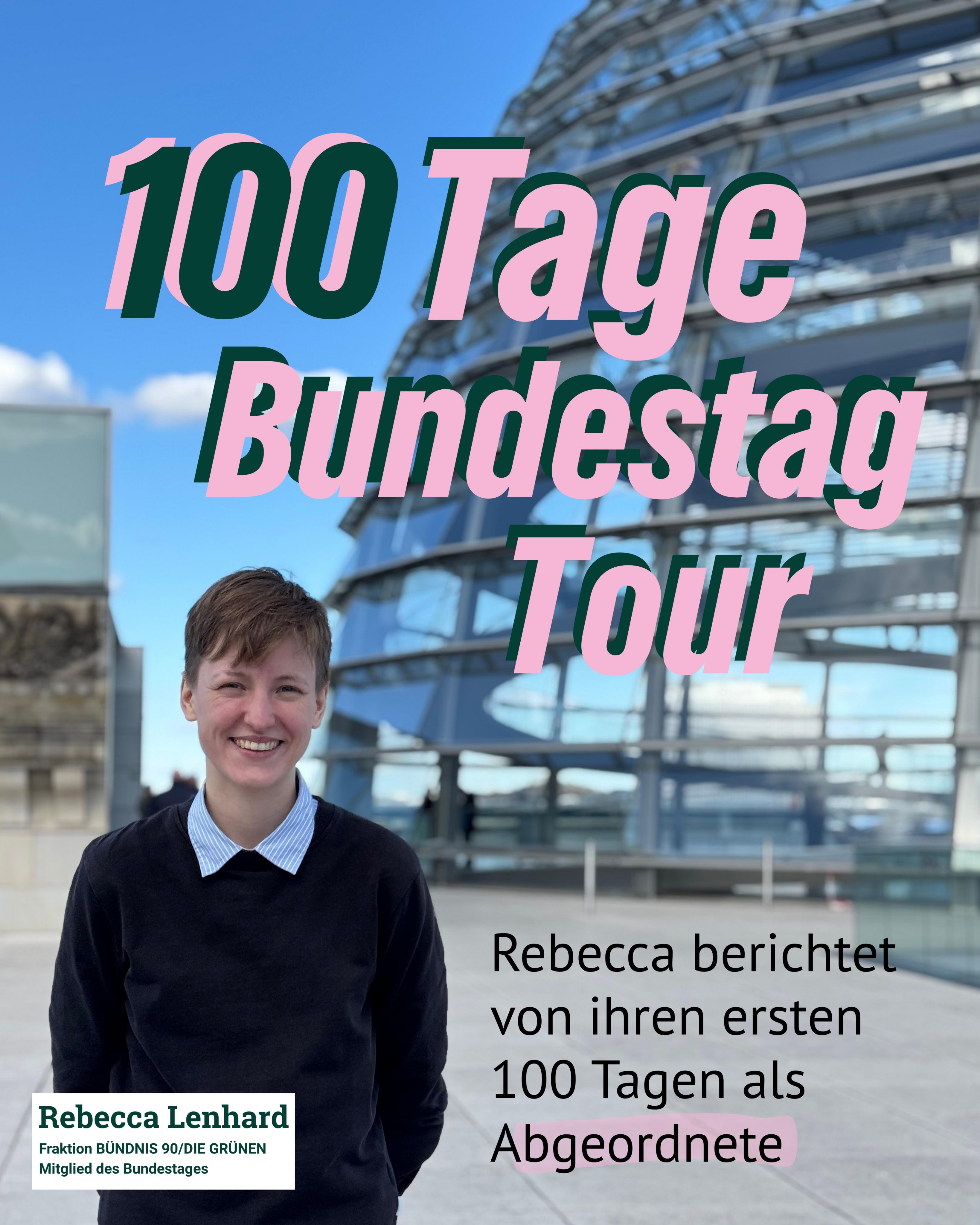 "100 Tage Bundestag": Bundestagsabgeordnete Rebecca Lenhard kommt nach Neustadt an der Aisch