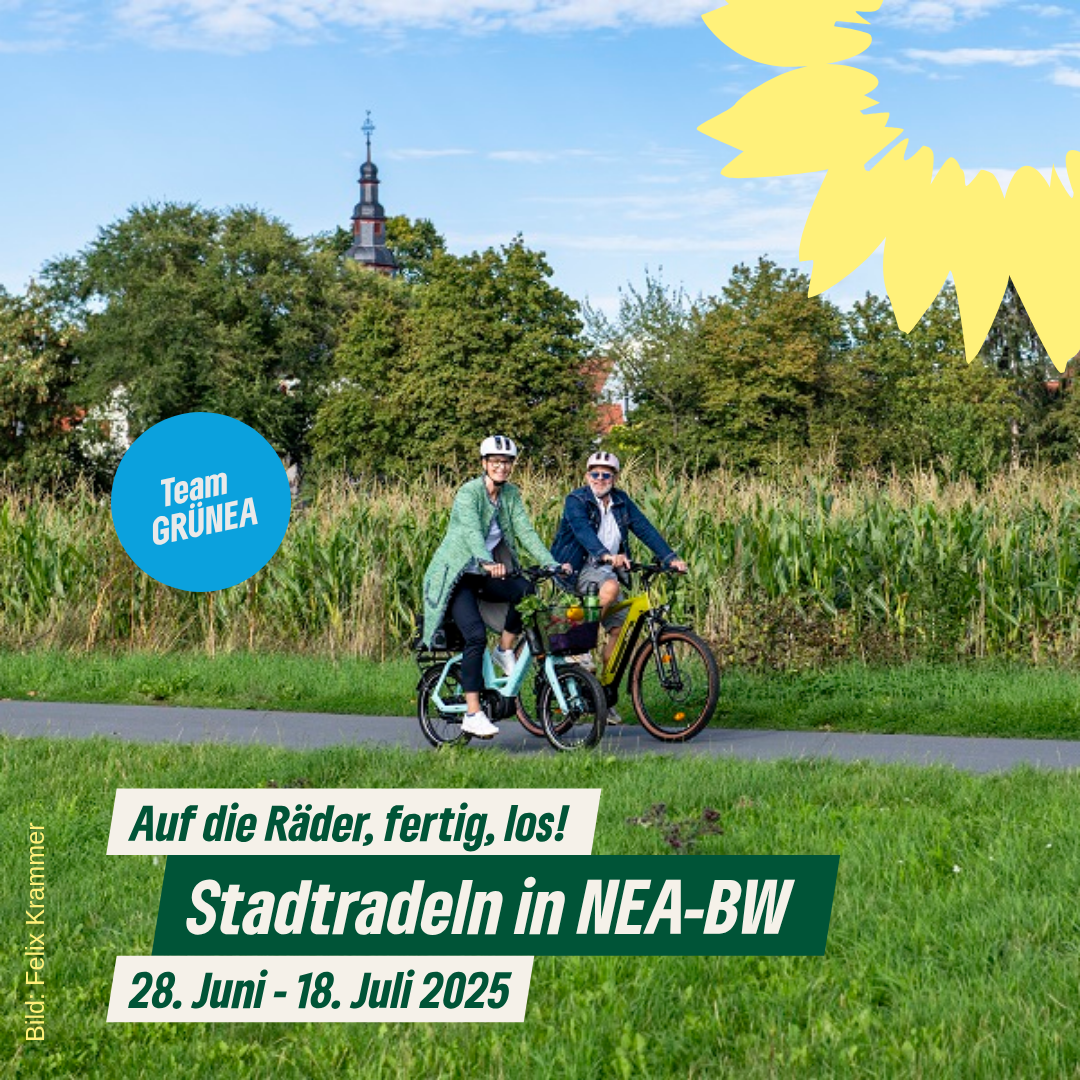 Team GRÜNEA tritt zum Stadtradeln an