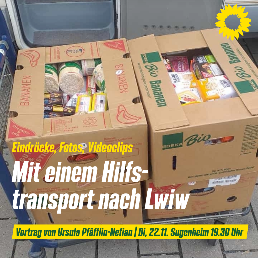 Vortrag: Mit einem Hilfstransport nach Lwiw - Eindrücke, Fotos, Videoclips