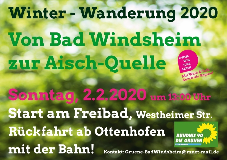 Winterwanderung zur Aischquelle