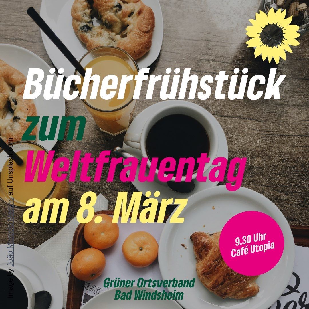 Bücherfrühstück zum Weltfrauentag am 8. März