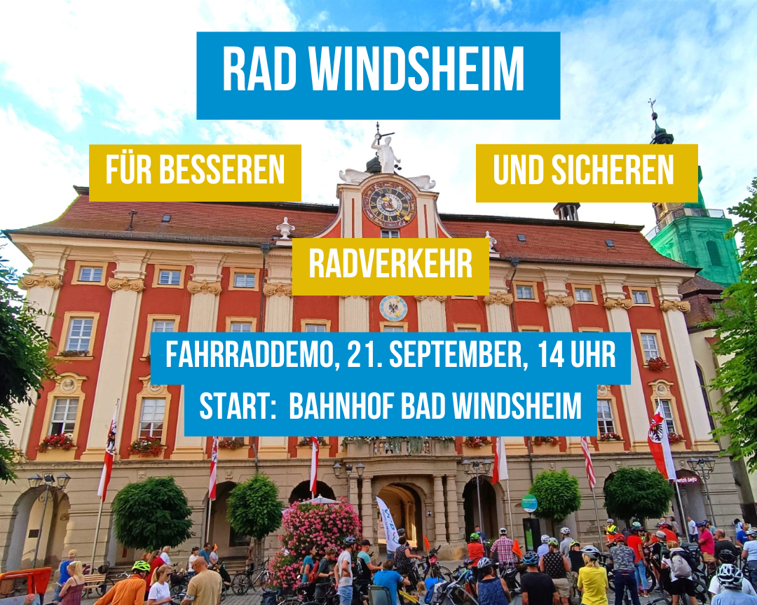 Rad Windsheim - wieder unterwegs!