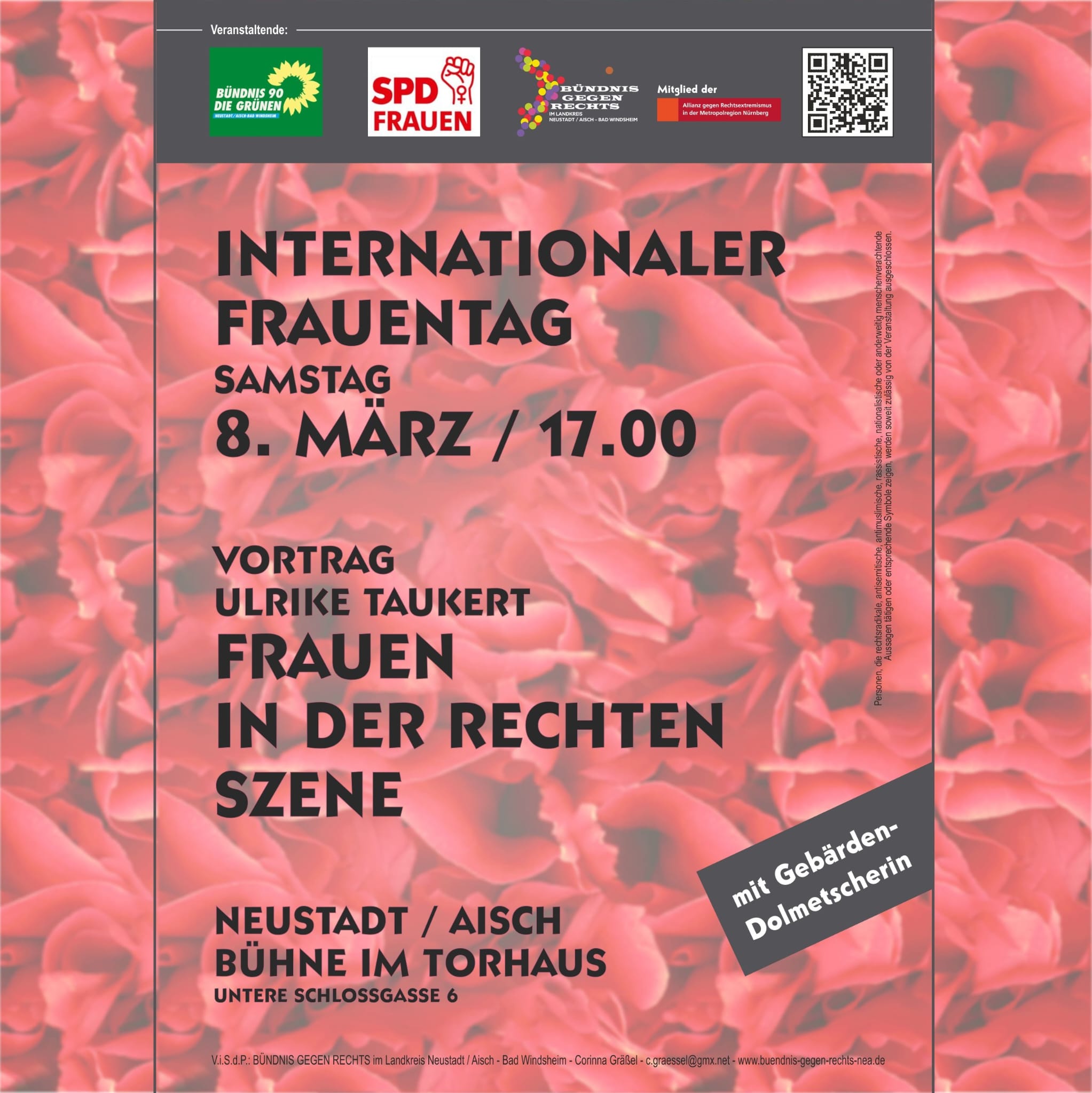 Vortrag "Frauen in der rechten Szene" zum Weltfrauentag