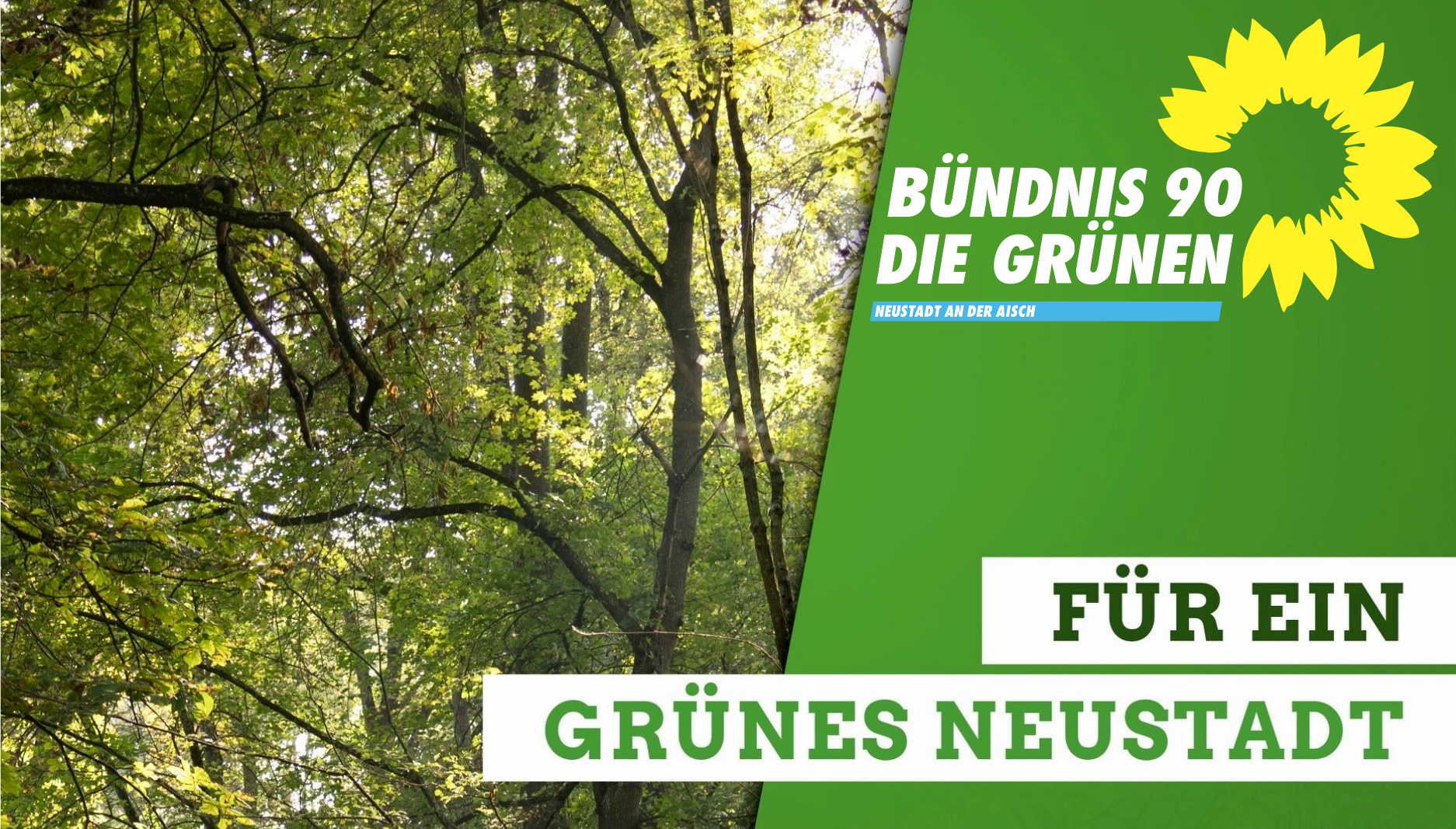Herzlich willkommen auf der Homepage des OV Neustadt an der Aisch von Bündnis 90/Die Grünen!