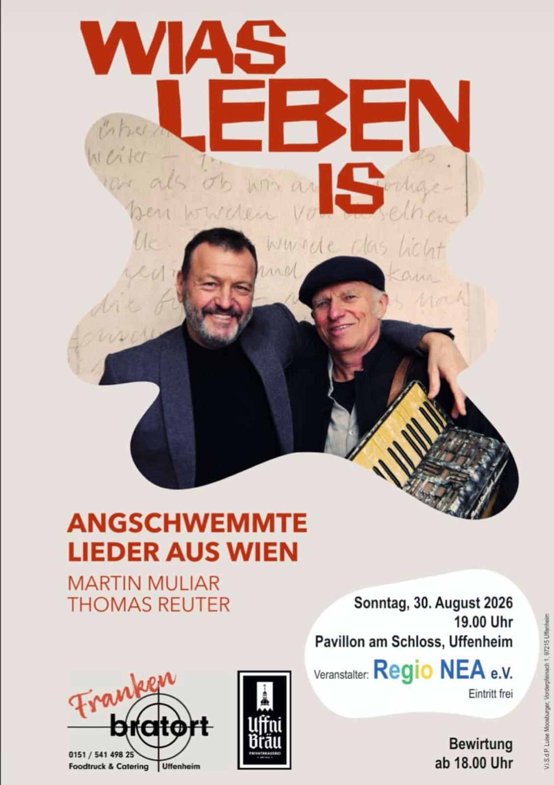 „Wias Leben is“ – Wienerliederabend begeistert Uffenheim