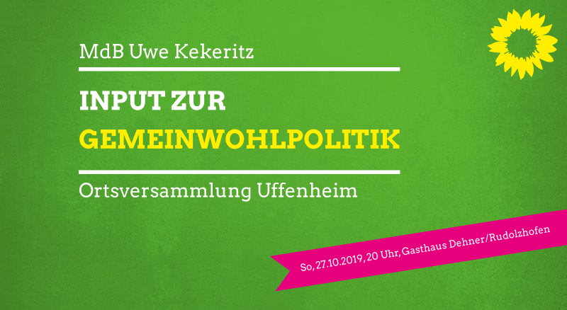 Ortsversammlung Uffenheim mit Input zur Gemeinwohlpolitik