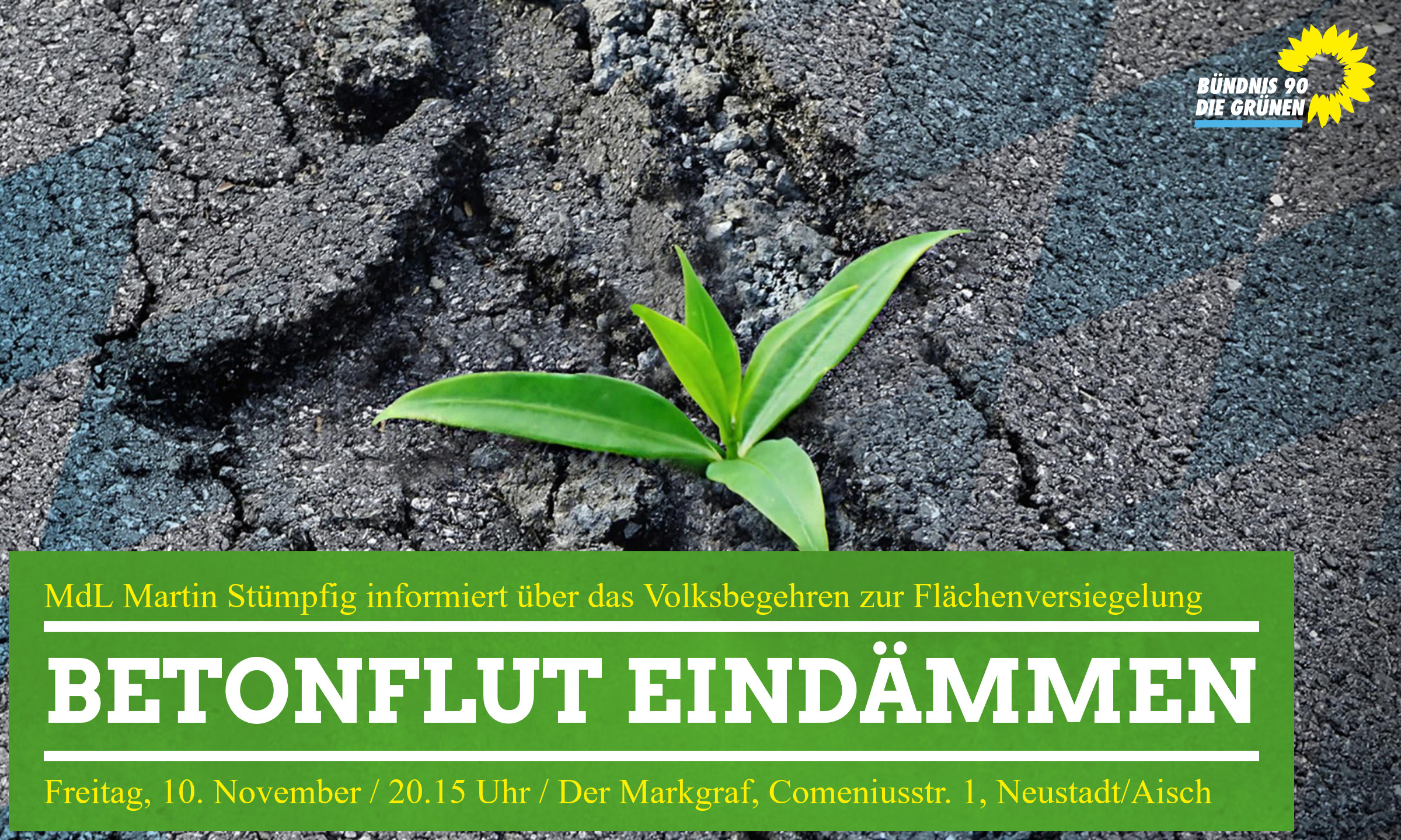 Betonflut eindämmen - Damit Bayern Heimat bleibt!