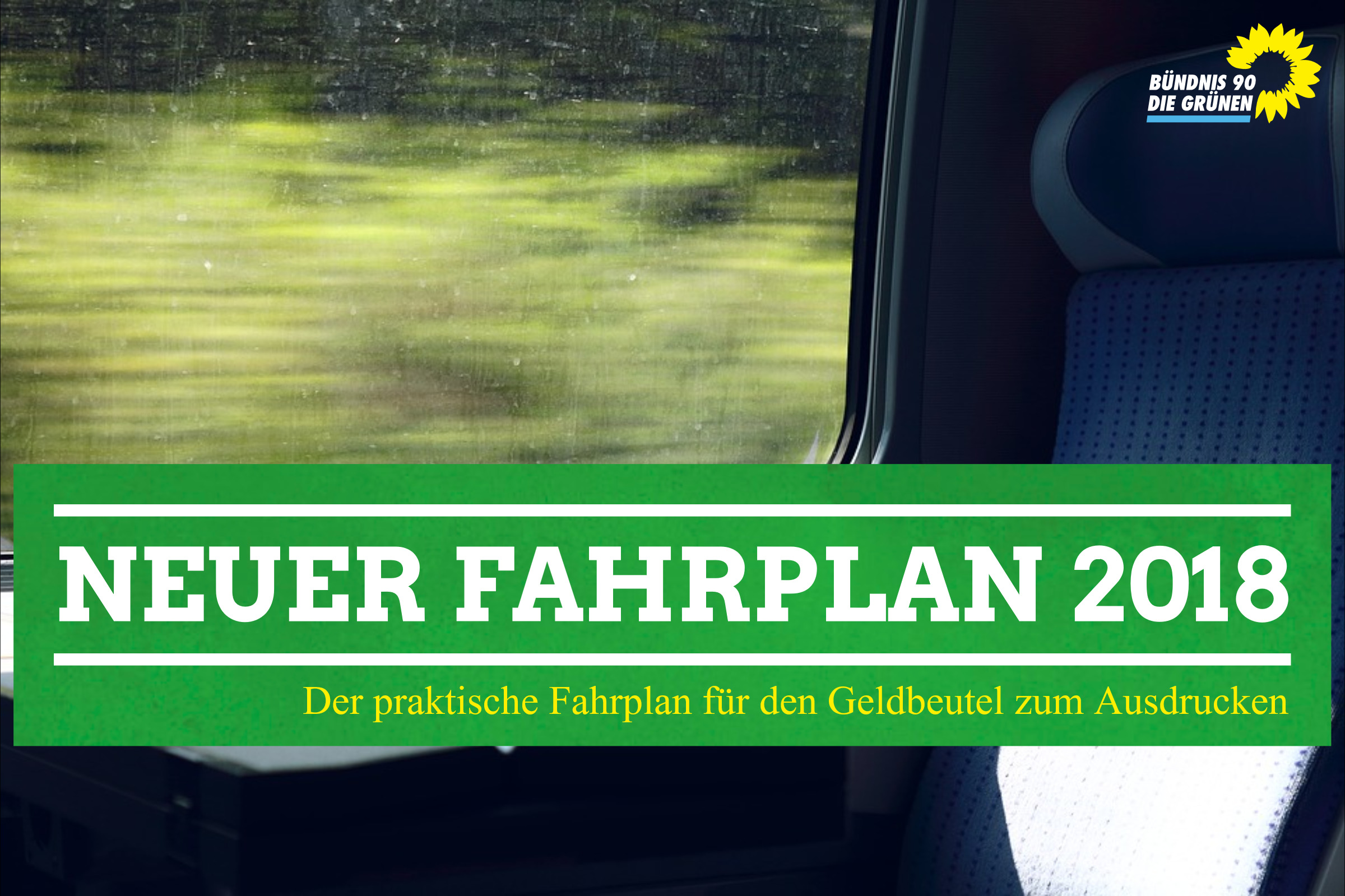 Neuer Fahrplan zum Ausdrucken