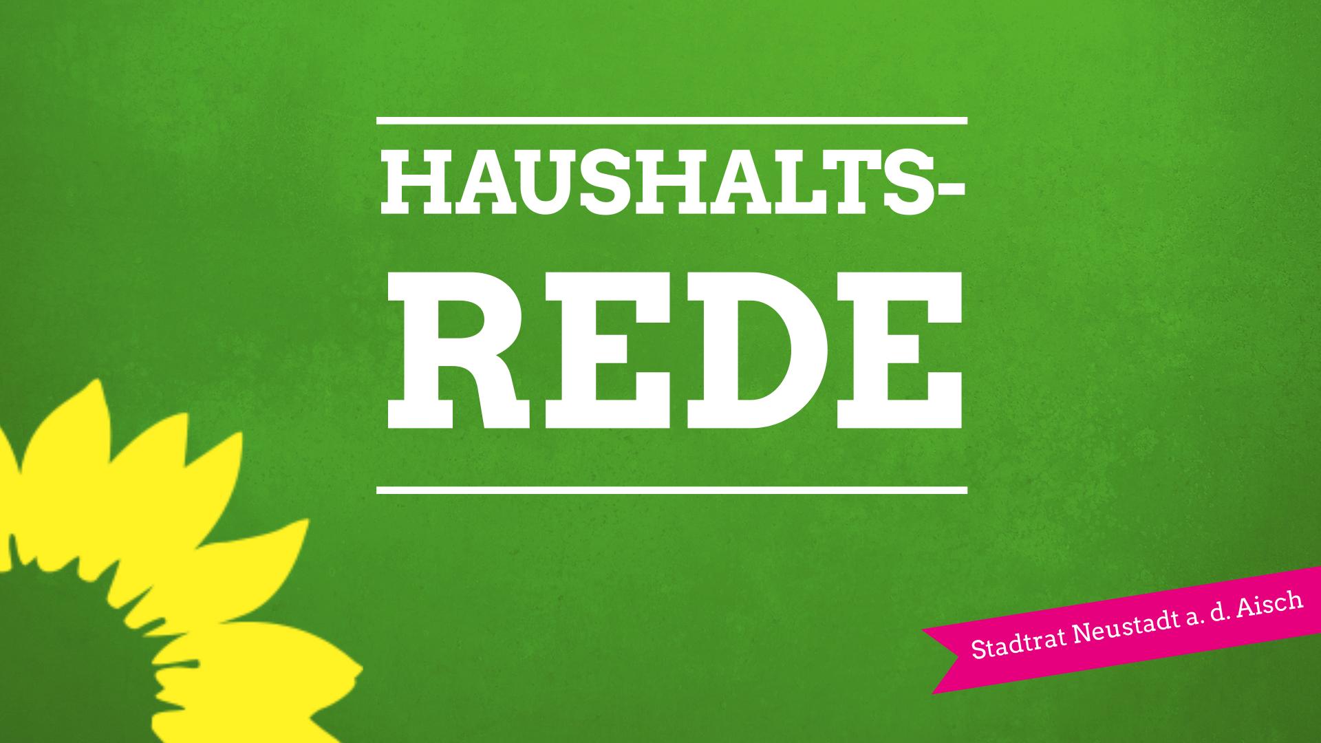 „Um das Thema Visionen nochmals aufzugreifen...“- Haushaltsrede 2020