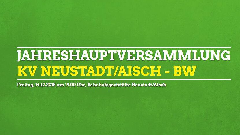 Jahreshauptversammlung