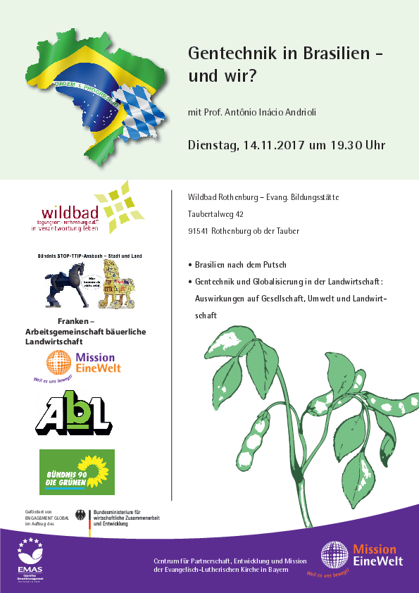 Gentechnik in Brasilien - und wir?