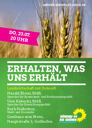 Erhalten was uns erhält - Landwirtschaft mit Zukunft