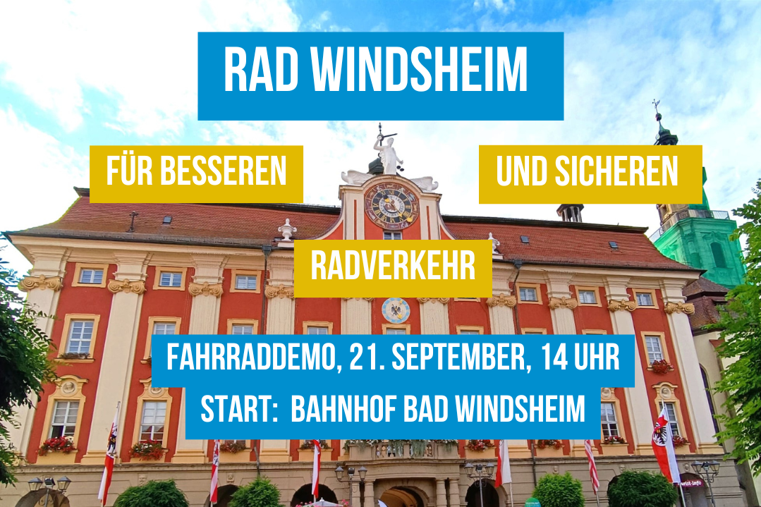 Rad Windsheim - wieder unterwegs!