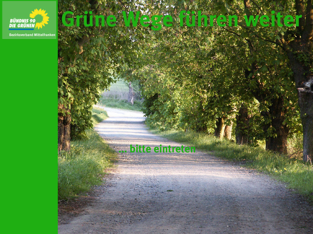Grüne Wege führen weiter